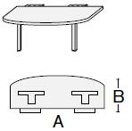 Medidas mesa arco logos