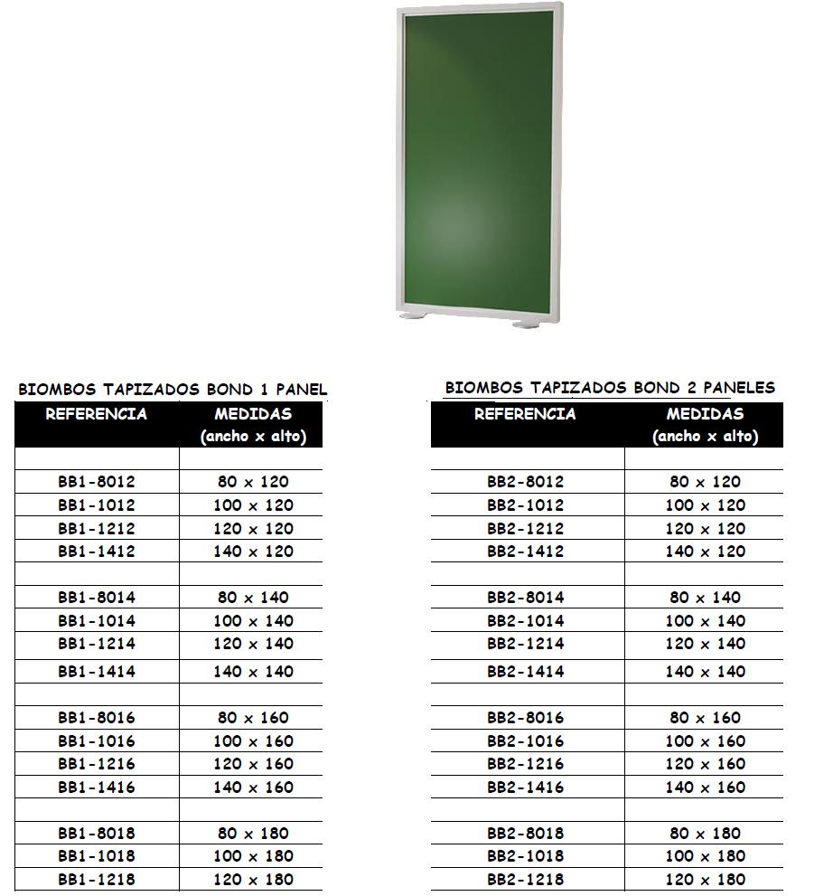 Biombo Bers tapizado Bond