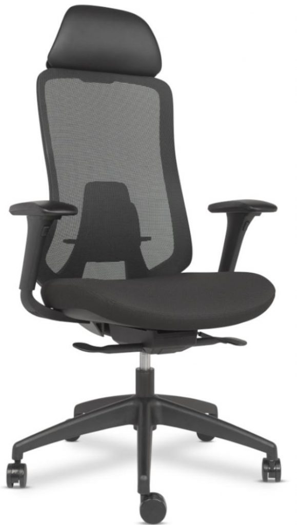 SILLA FEDO BLACK CON CABEZAL